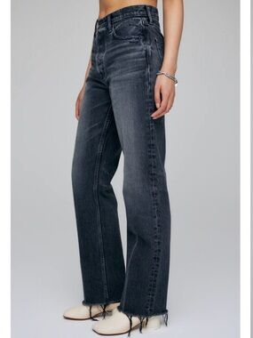 Moussy Black Ashley’s wide straight Jeans